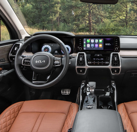 Steering Wheel of the 2022 Sorento
