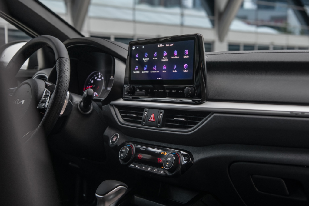 Interior of the 2023 Kia Forte