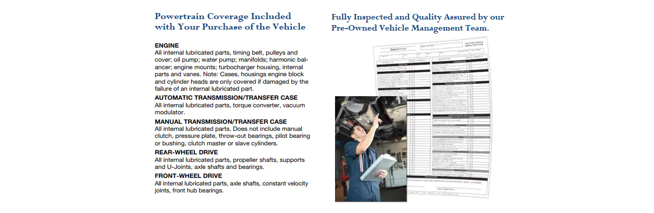 Powertrain Coverage Details