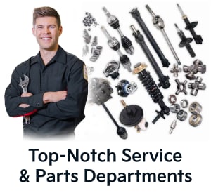 Top Notch Service & Parts Departments