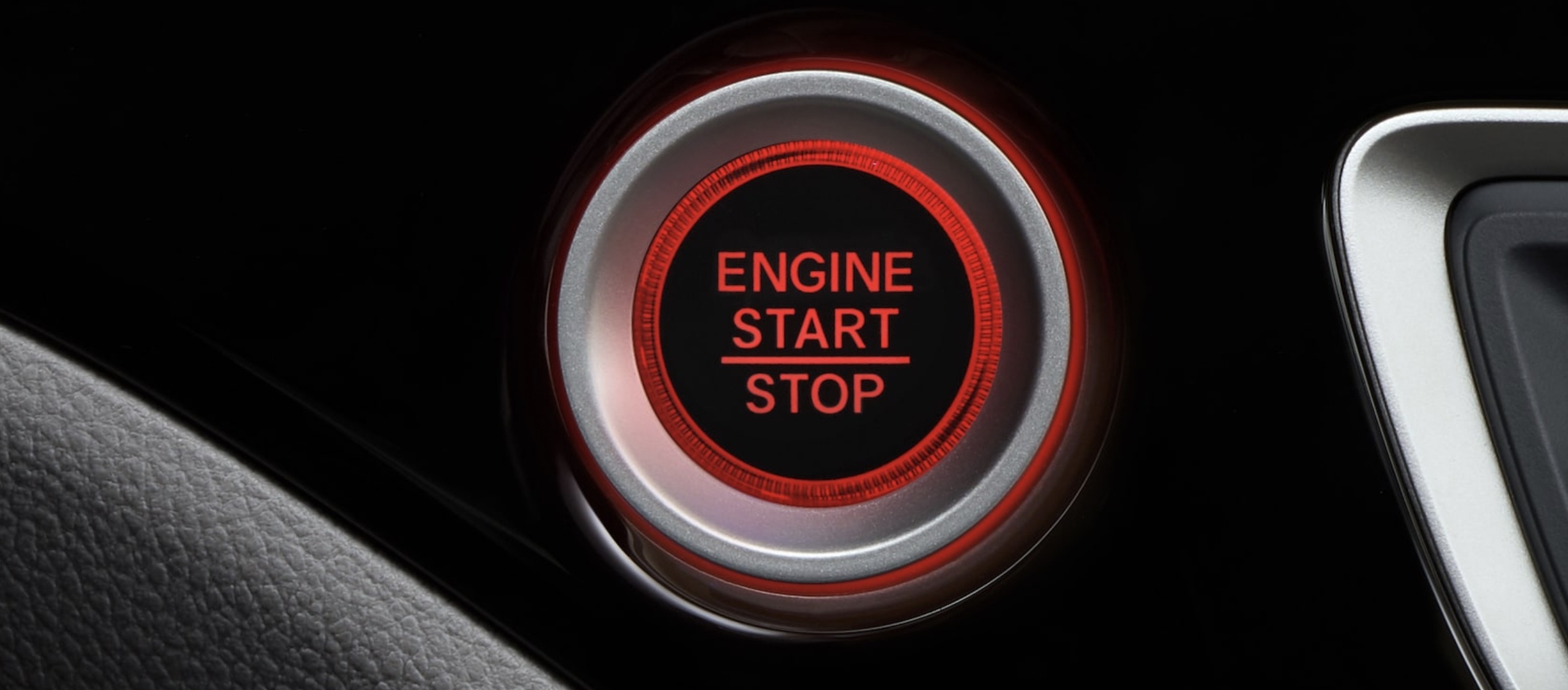 Ignition Button inside the 2022 Pilot