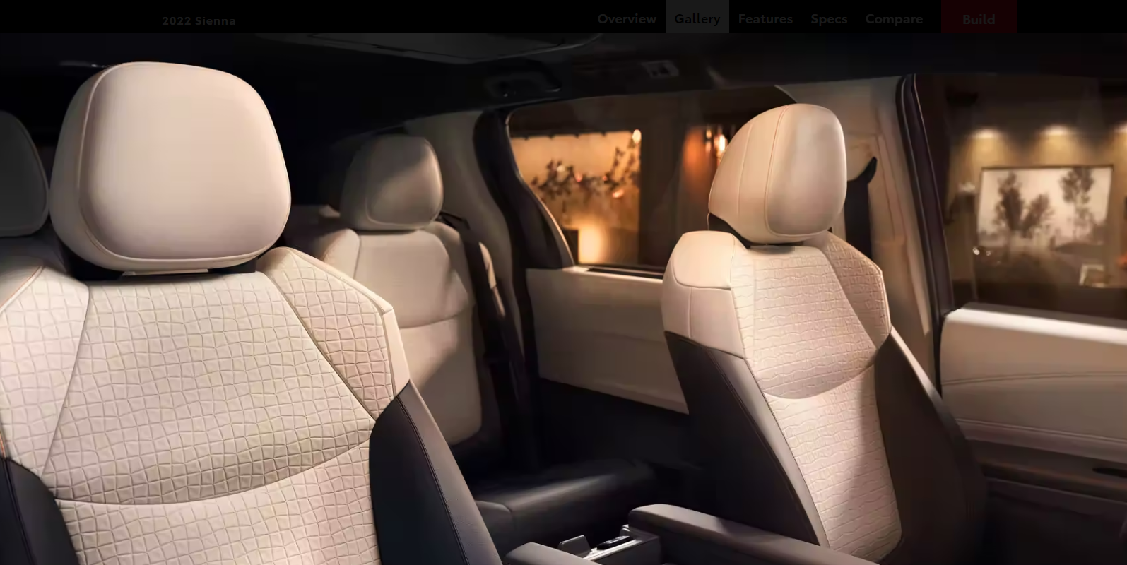 2022 Toyota Sienna Interior Seats
