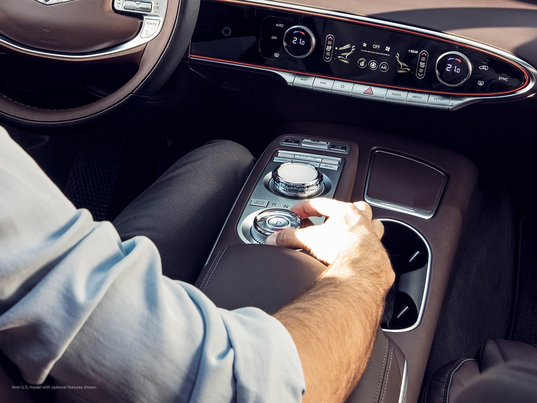 2023 Genesis GV70 Control Center