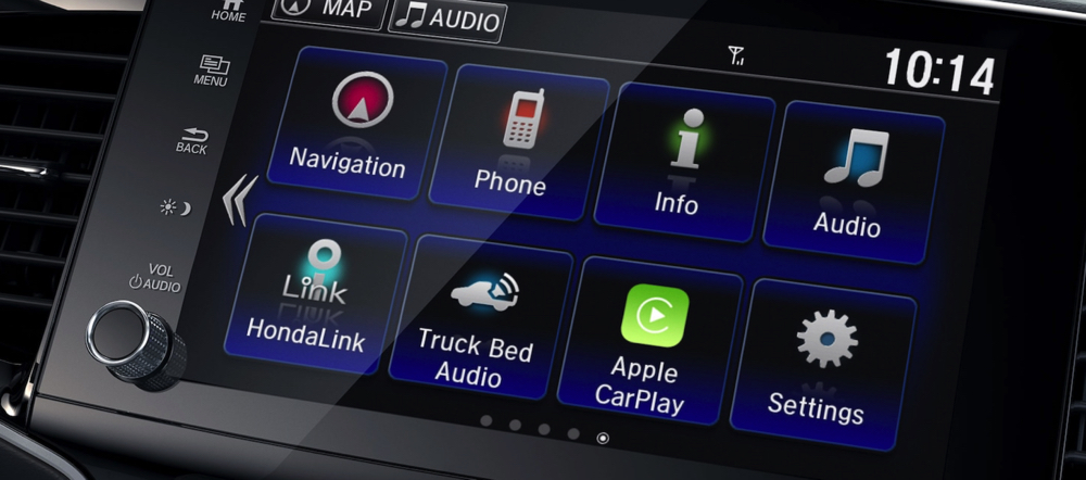 Infotainment Center of the 2023 Honda Ridgeline
