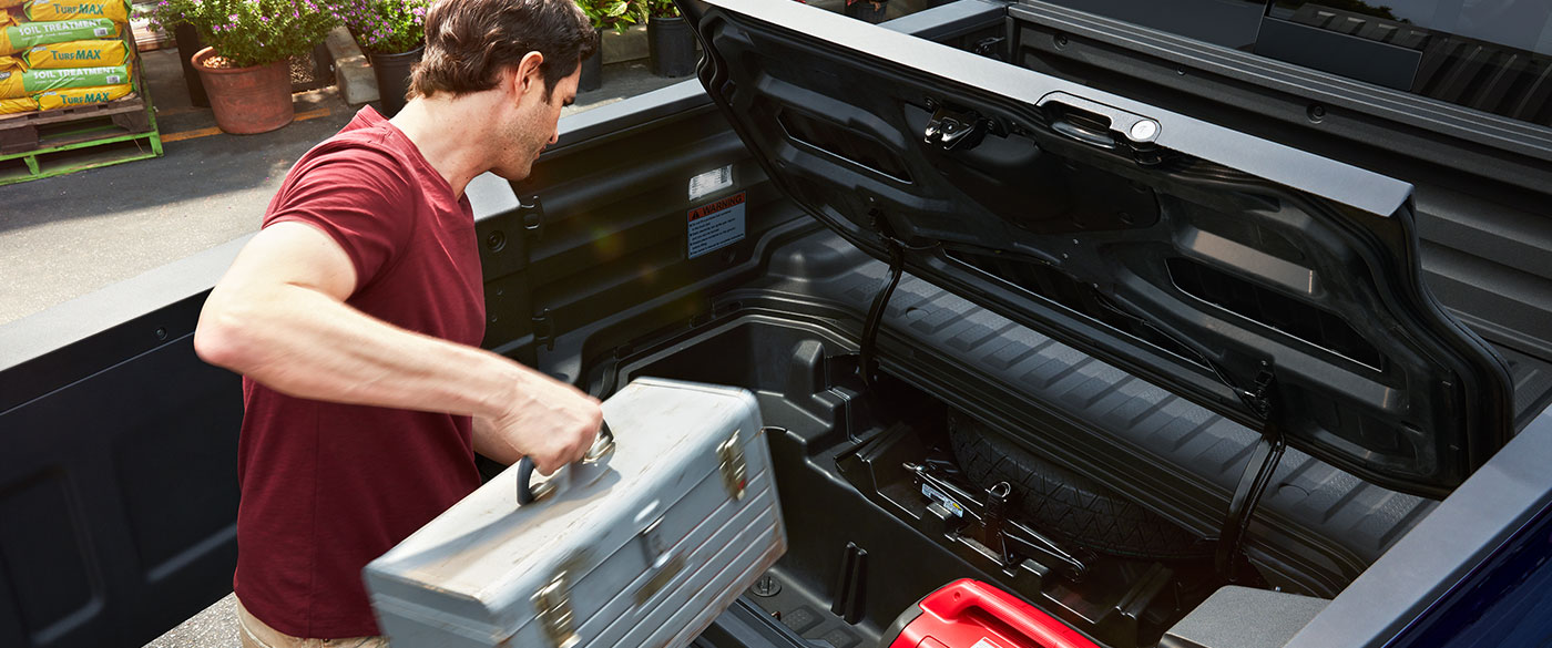 2023 Honda Ridgeline In-Bed Trunk®