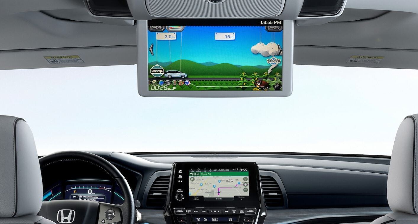Rear Entertainment System in the 2023 Honda Odyssey