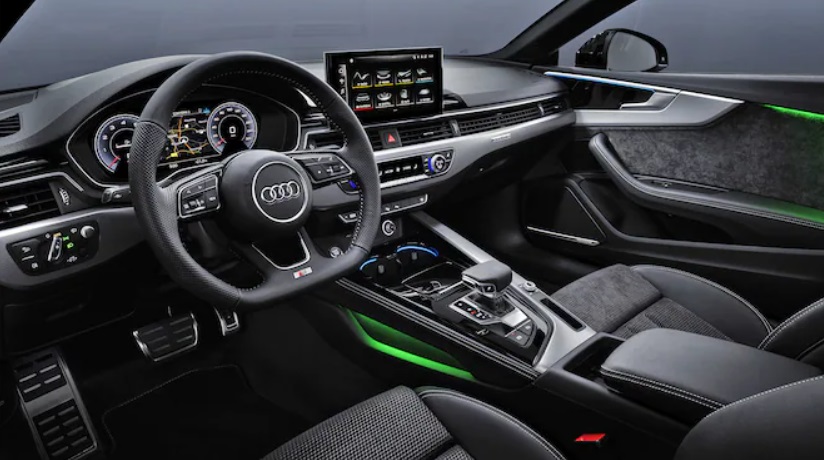 Cockpit of the 2023 Audi A5 Coupe