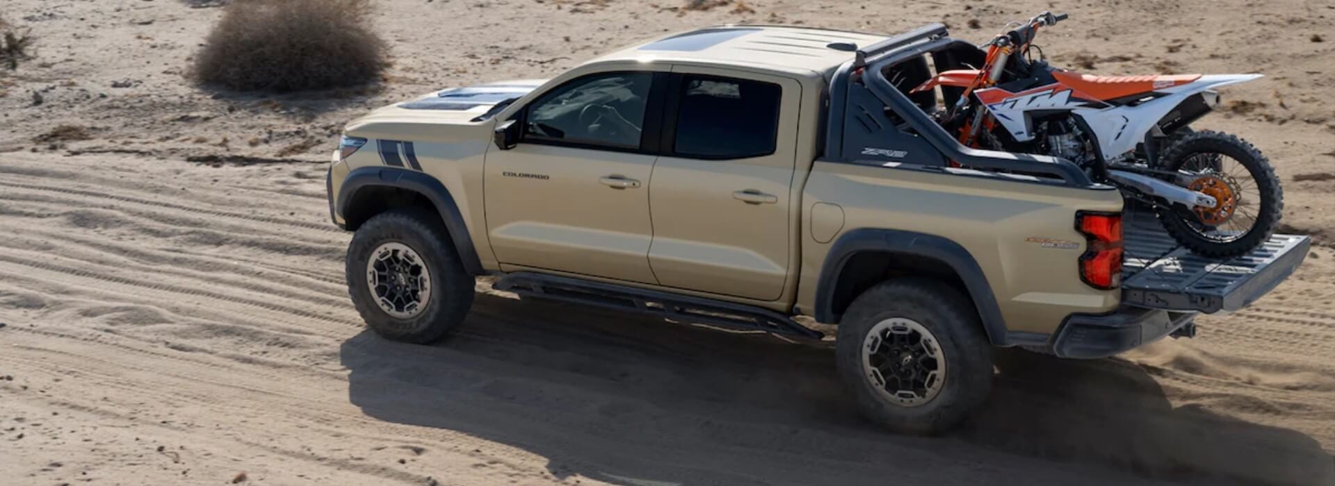 2023 Chevrolet Colorado Carrying a Motorcycle 