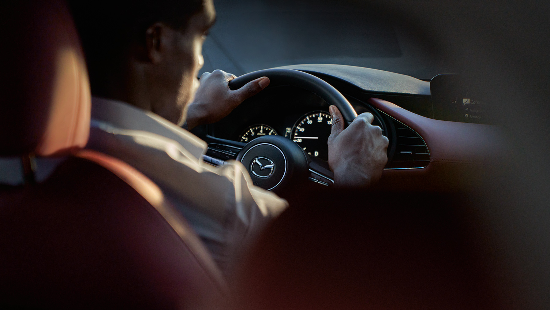 Interior of the 2023 MAZDA3 Hatchback