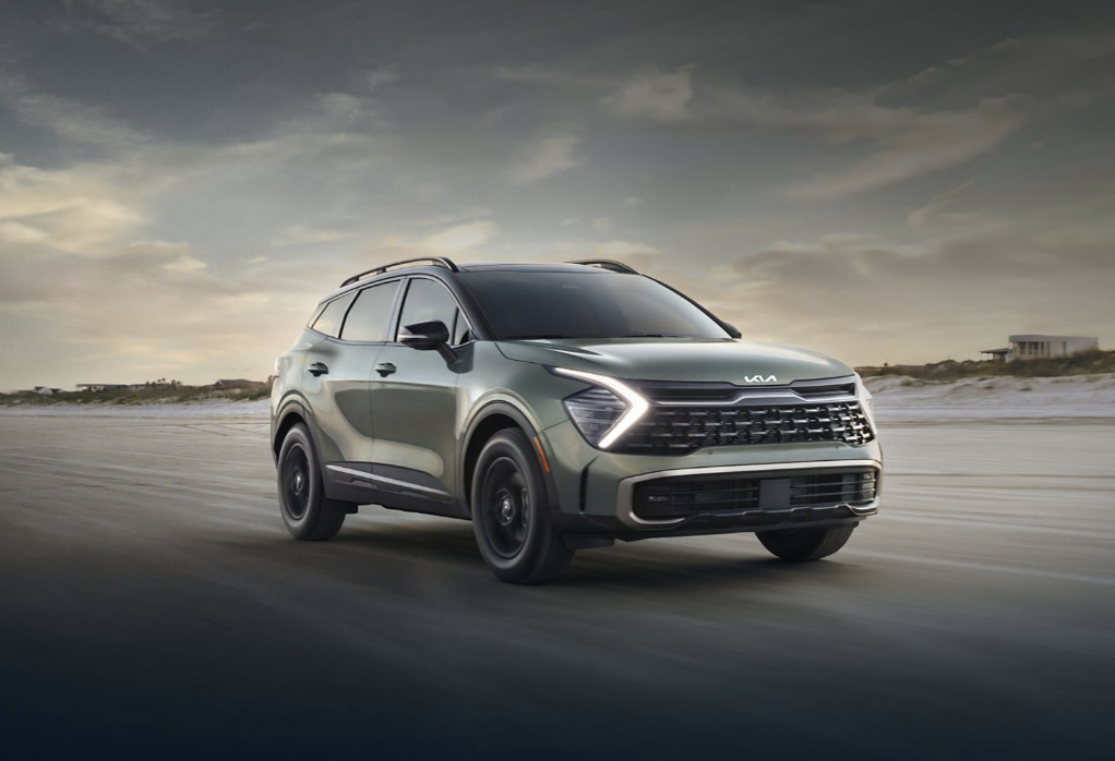 Kia Sportage - exterior green