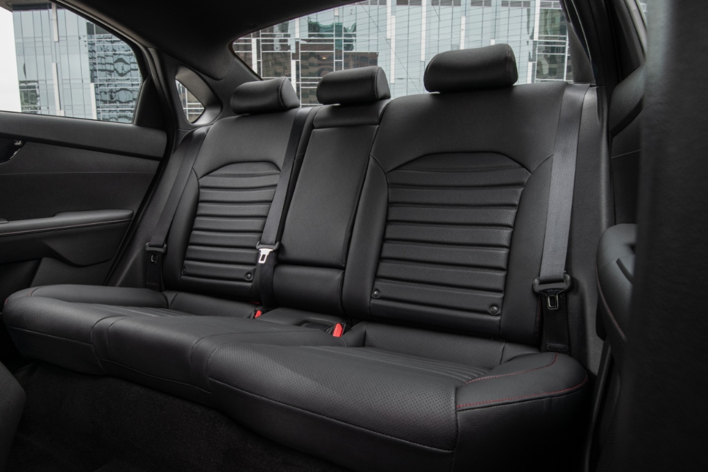 Leather Seating in the 2023 Kia Forte