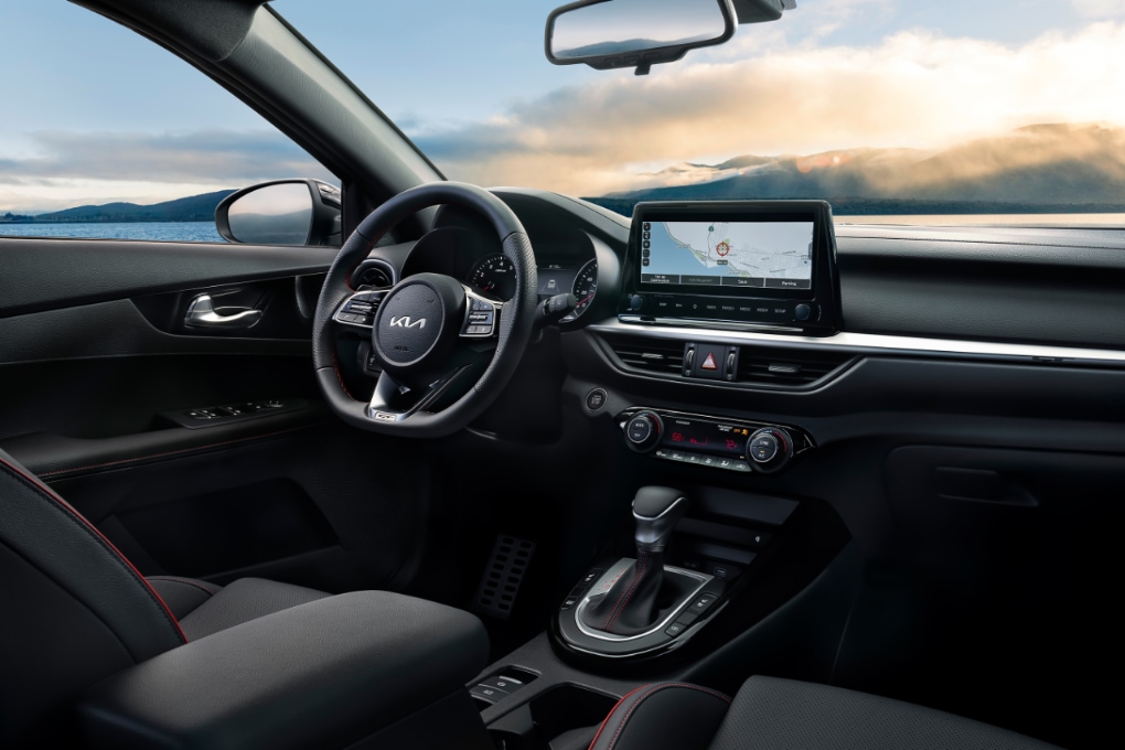 Interior of the 2023 Kia Forte