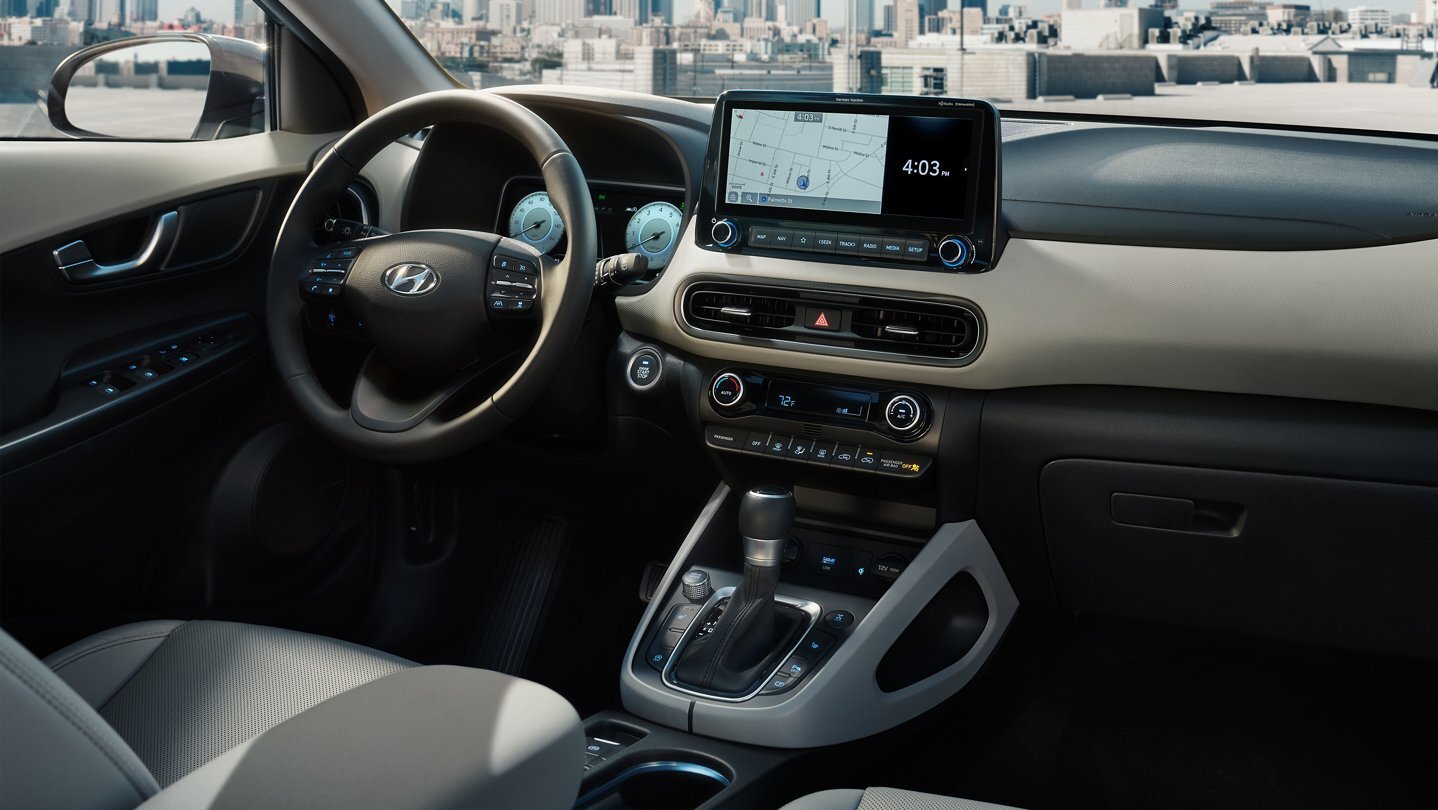 Interior of the 2023 Hyundai KONA