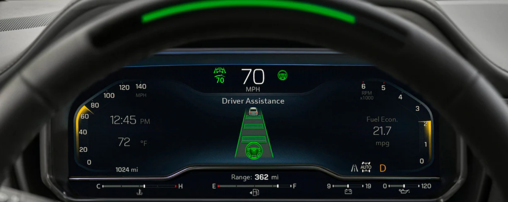 2023 Chevrolet Tahoe Driver Display