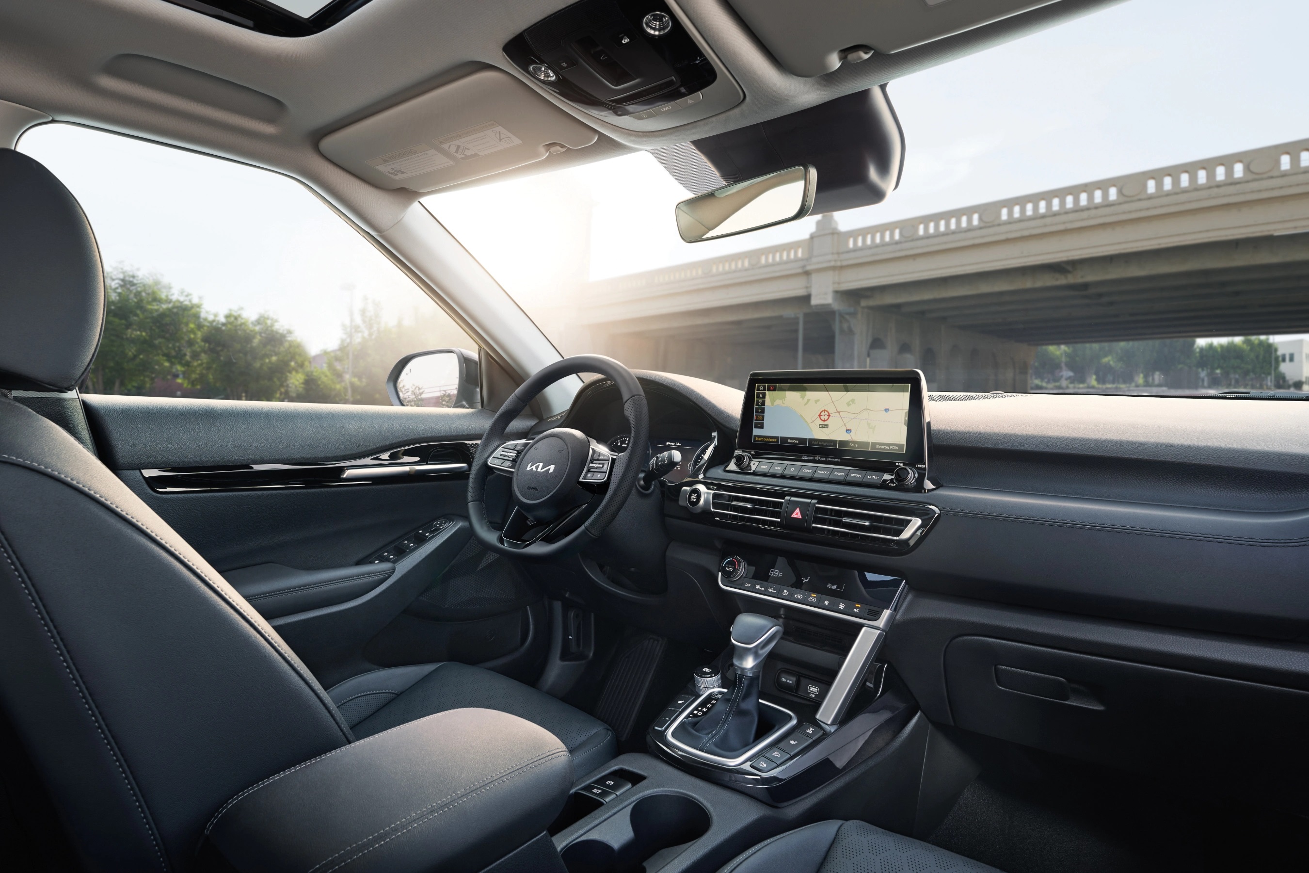 Dashboard in the 2023 Seltos