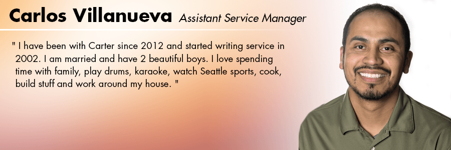 Carlos Villanueva : Assistant Service Manager at Carter Subaru Shoreline in Seattle, WA