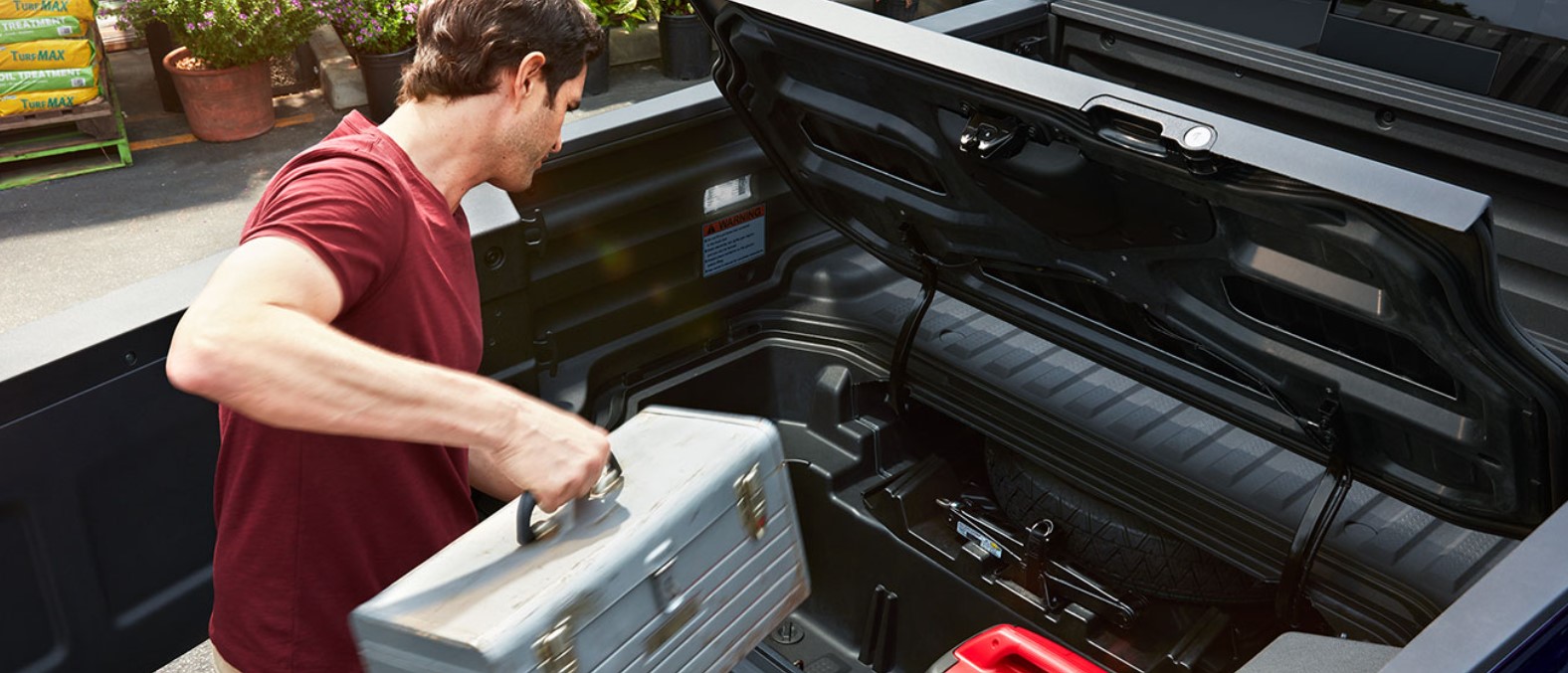 Lockable In-Bed Trunk in the 2023 Ridgeline