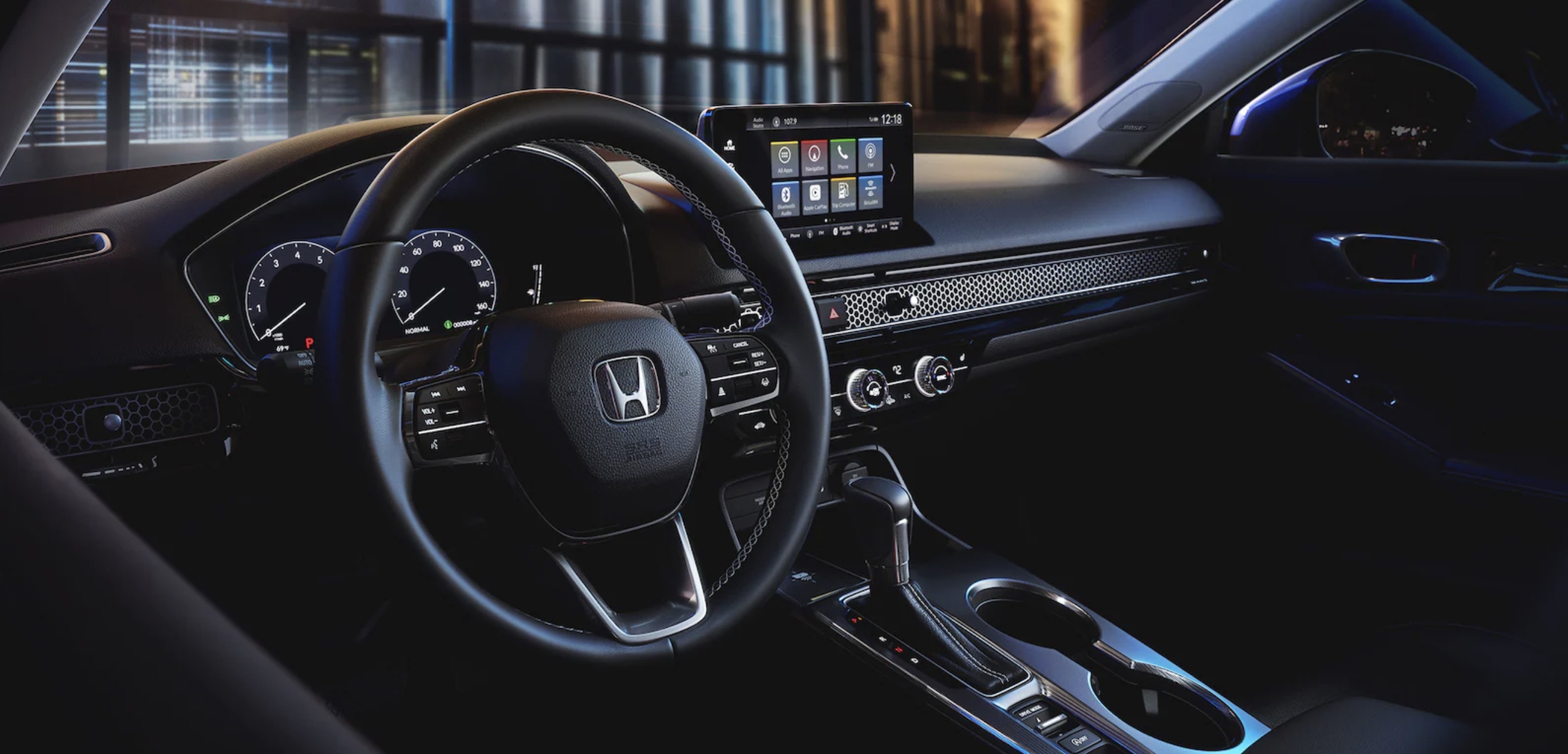 Steering Wheel in the 2023 Civic Sedan
