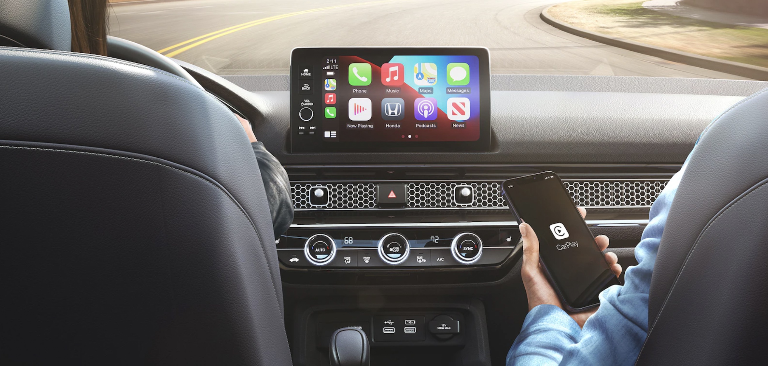 Touchscreen Display in the 2023 Civic Sedan