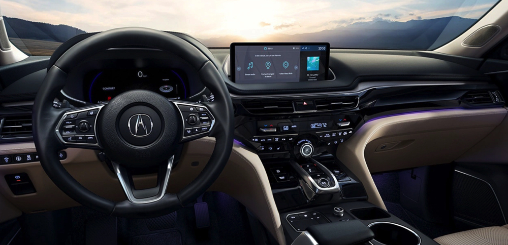 Interior of the 2023 Acura MDX Type S
