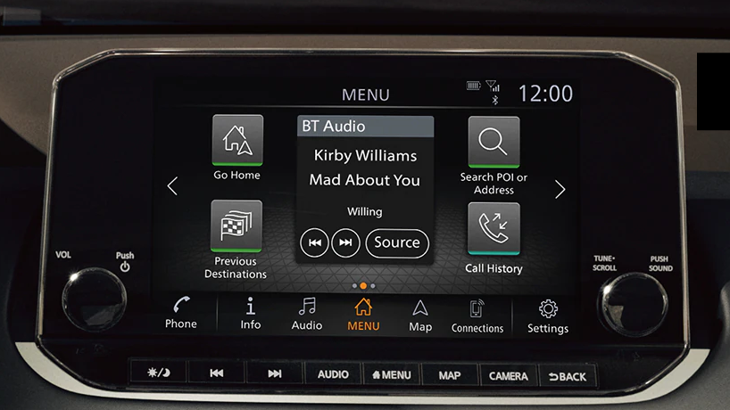 2023 Nissan Rogue Screen
