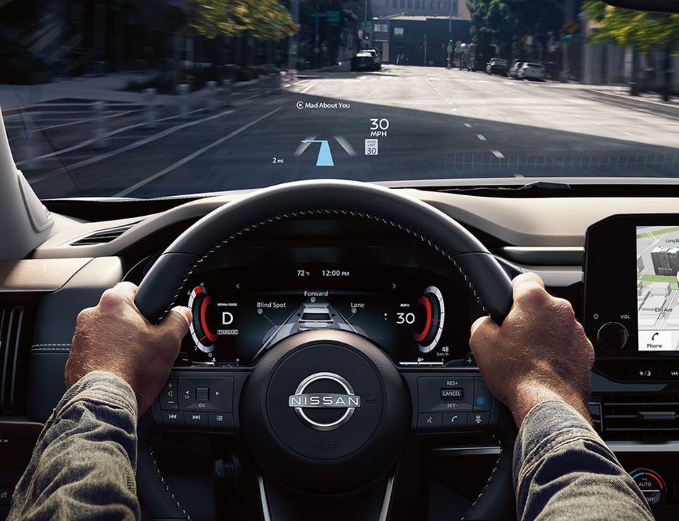 2023 Pathfinder Head-Up Display