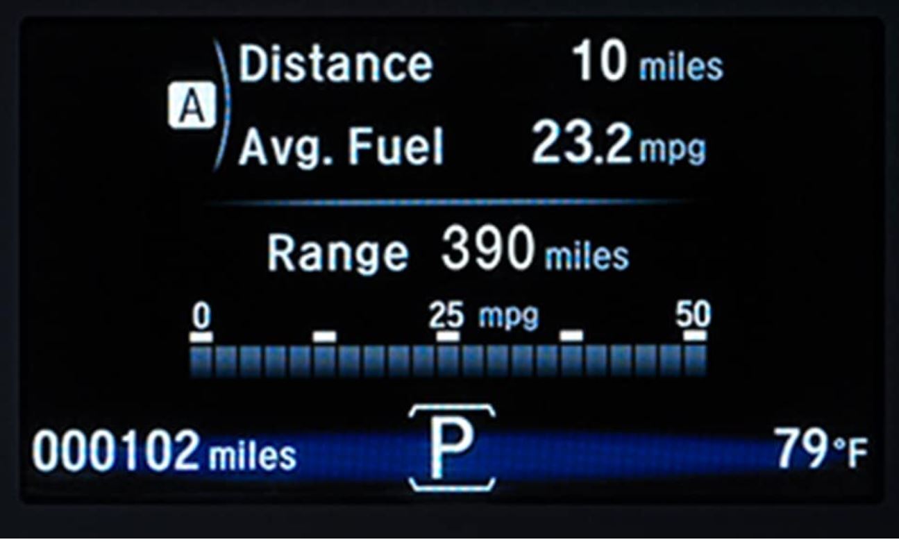 2023 Honda Ridgeline Information Cluster