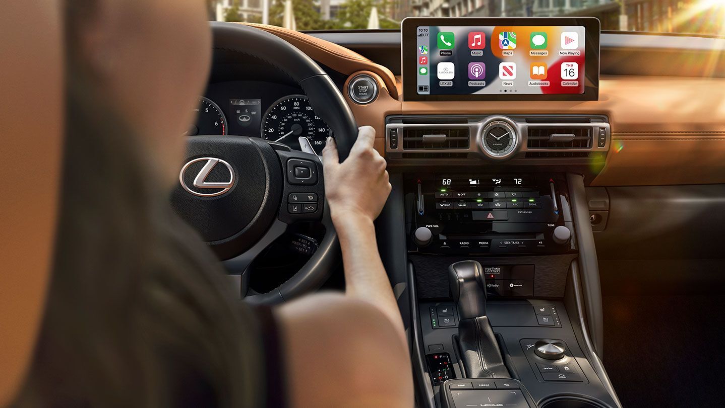 Infotainment Center of the 2023 Lexus IS 300