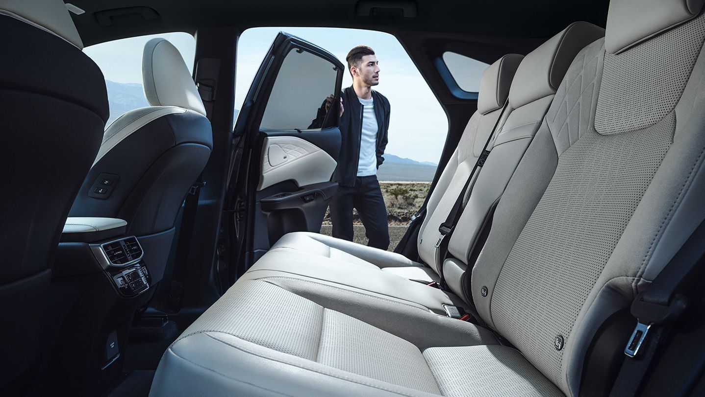 Rear-Row Seating in the 2023 Lexus RX 500h F Sport Performance