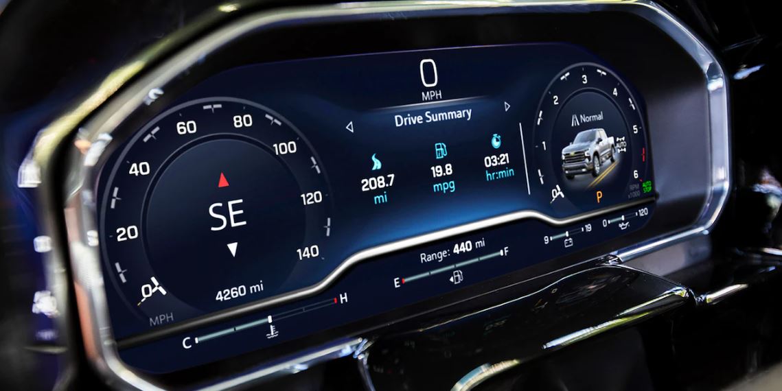 2023 Chevrolet Silverado 1500 Information Cluster
