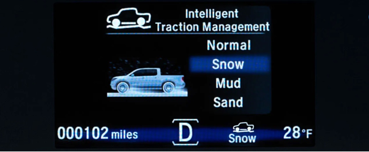 2022 Honda Ridgeline Available Drive Modes