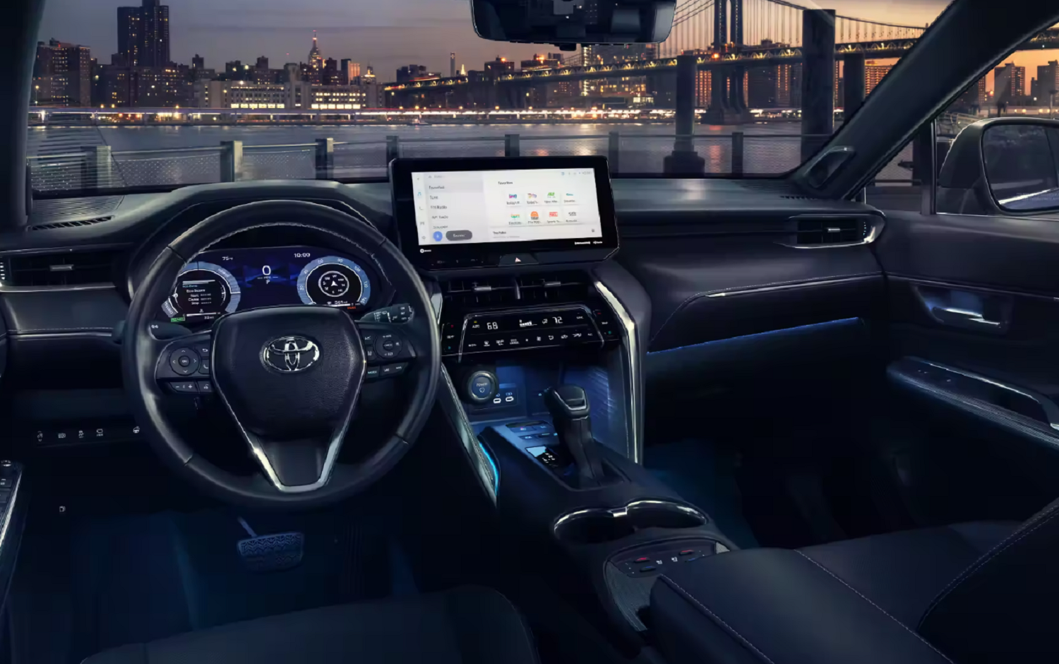 2023 Toyota Venza Center Front Seats And Dashboard