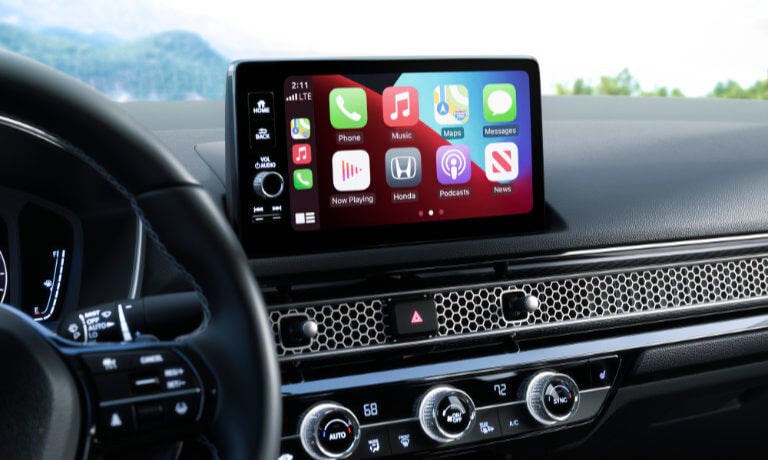 2022 Honda Civic infotainment system