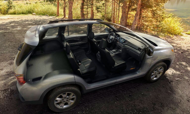 2022 Honda Passport interior seating cutaway