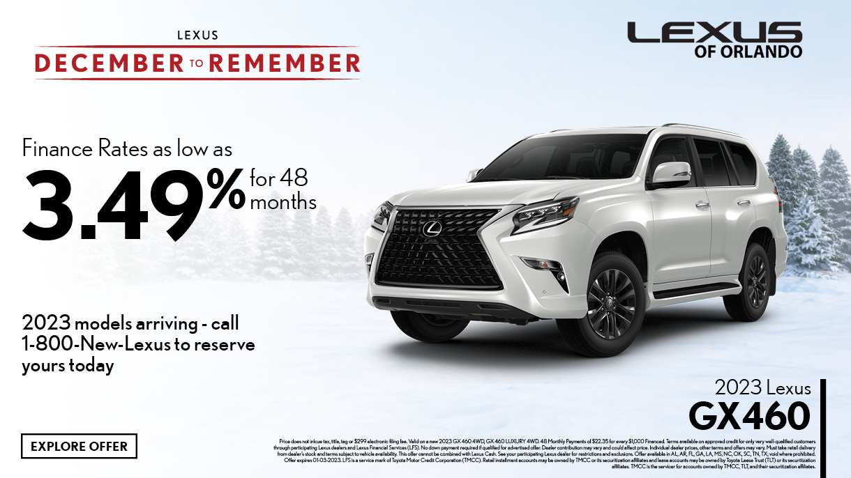 New Vehicle Specials - Lexus of Orlando