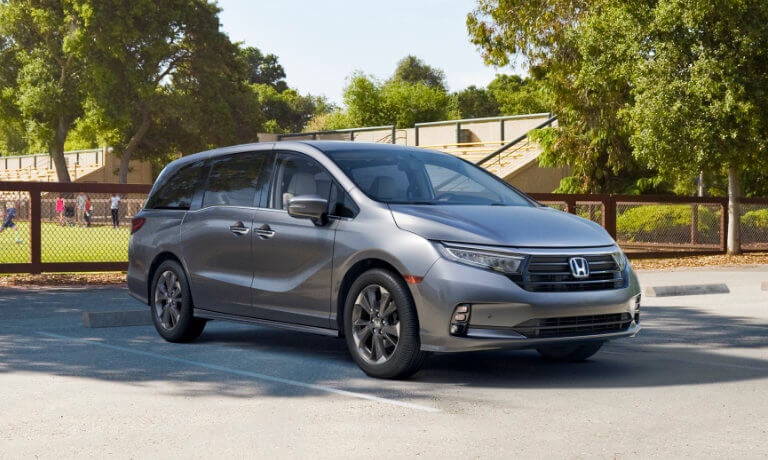 Honda Odyssey Exterior Outside Soccer Field