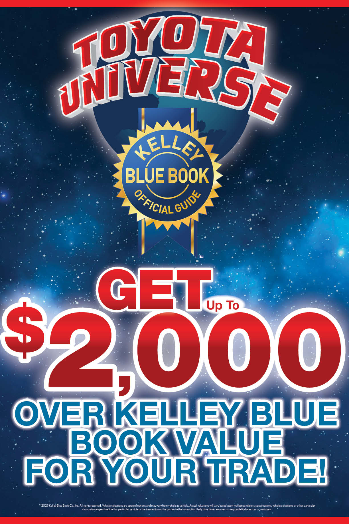 Kelley Blue Book Up To 2000 Over For Your Trade Toyota Universe