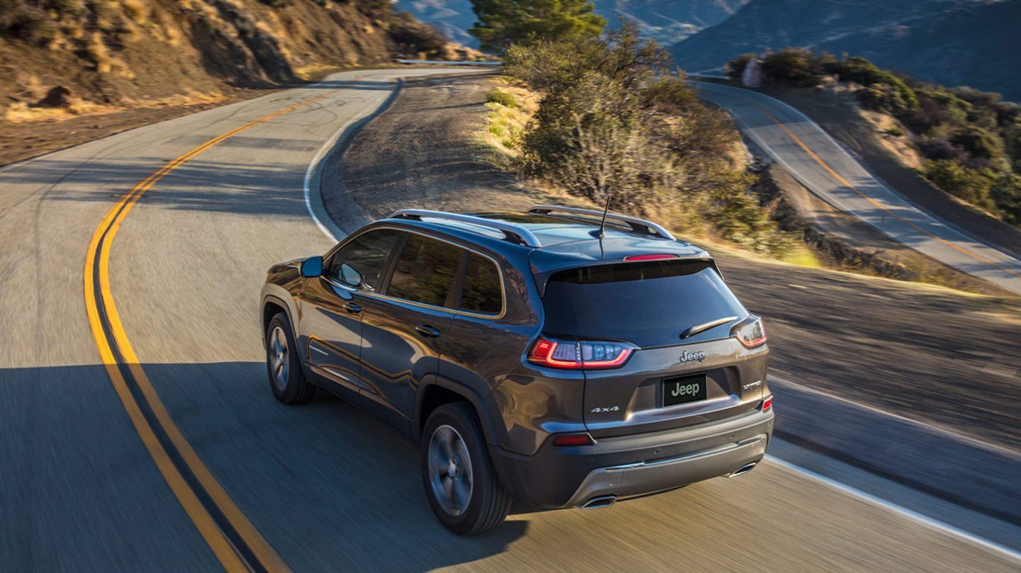 2020 Jeep Cherokee Rear View Gray Exterior Picture