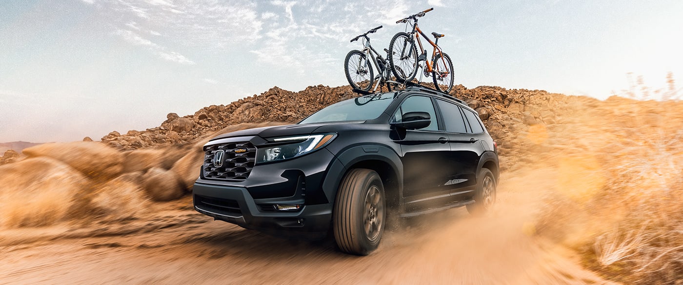 Todos los Passport tienen control de tracción inteligente para que atravieses cualquier camino sin dificultad.