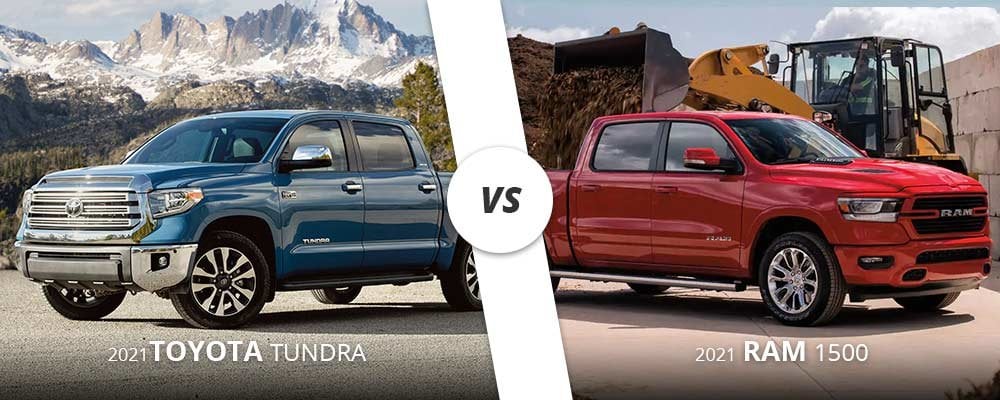 2021 Toyota Tundra Vs. 2021 RAM 1500