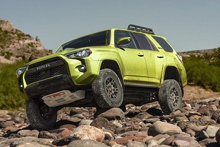 2022 Lime Toyota 4Runner TRD Sport available here at Westbury Toyota on Long Island, NY.