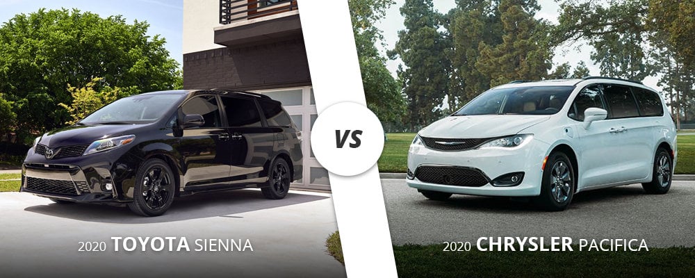 2020 Toyota Sienna Vs. 2020 Chrysler Pacifica