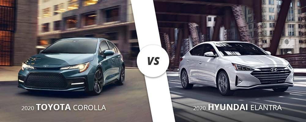 2020 Toyota Corolla Vs. 2020 Hyundai Elantra