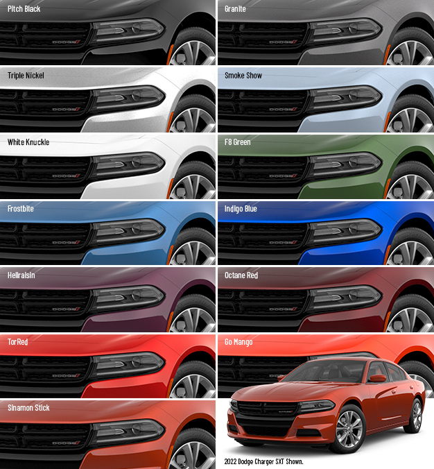 2024 Dodge Charger Colors Color Chart - elaine alberta