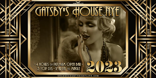2023 OC New Year's Eve Party at Gatsby's House