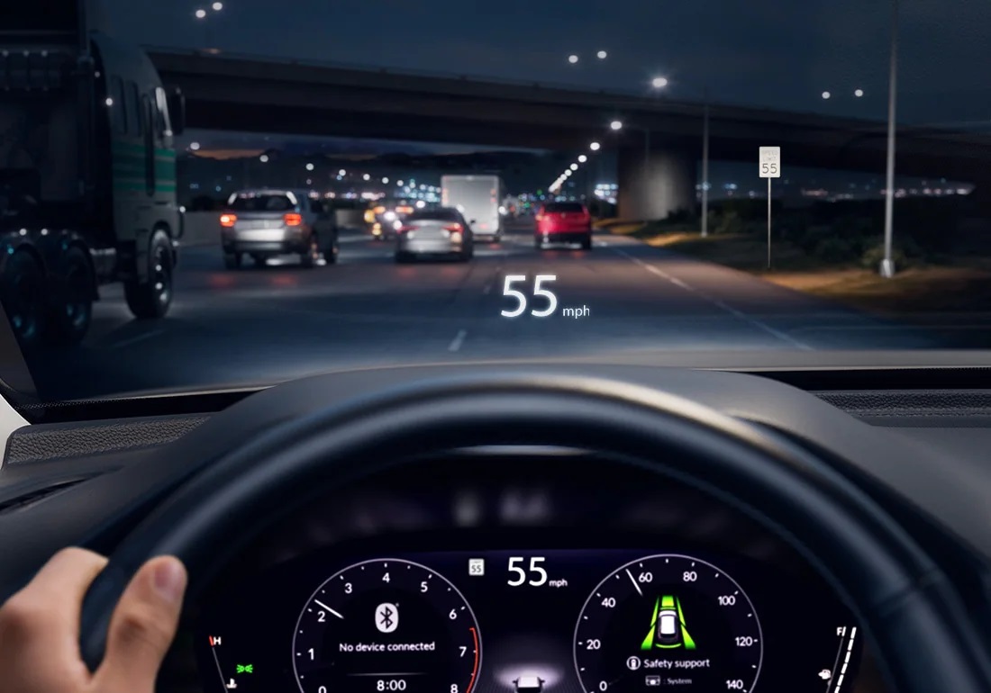 2023 Honda Pilot Head-Up Display