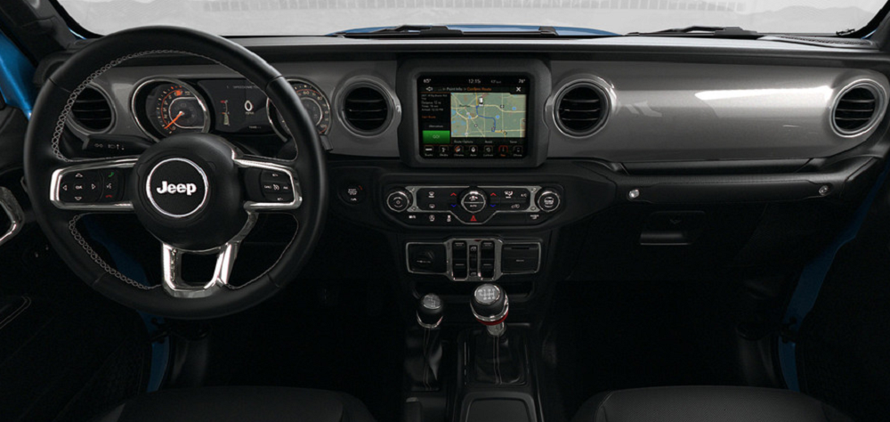 2023 Jeep Gladiator Steering Wheel And Dashboard
