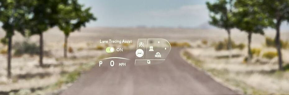 2023 Lexus NX 350 Head-Up Display