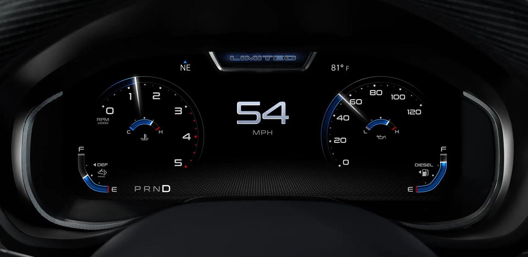 2023 Ram 3500 Information Cluster