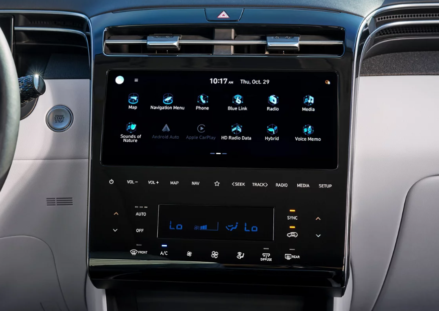 2023 Hyundai TUCSON 10.25-inch Touchscreen